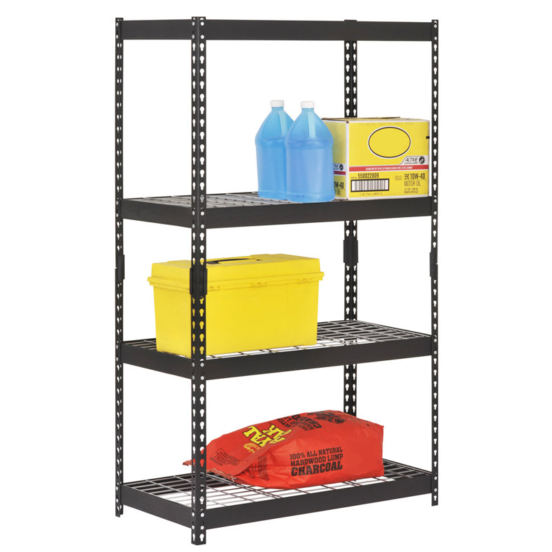 EdsalSandusky 60" H Steel Four Shelf Heavy Duty Shelving Unit & Reviews Wayfair